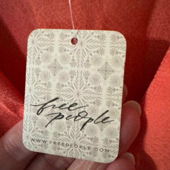 Free People NWT Simone Dress Polyester in Color Lipgloss - Picture 6 of 9